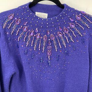 Vintage Tradition Beaded Sweater